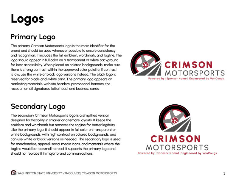 Crimson Motorsports Visual Guidelines 3