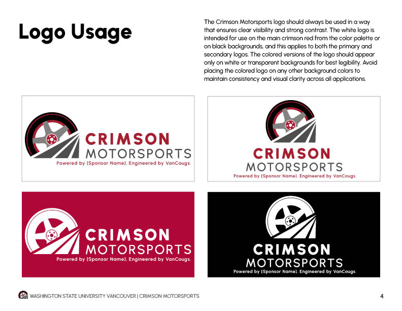 Crimson Motorsports Visual Guidelines 4