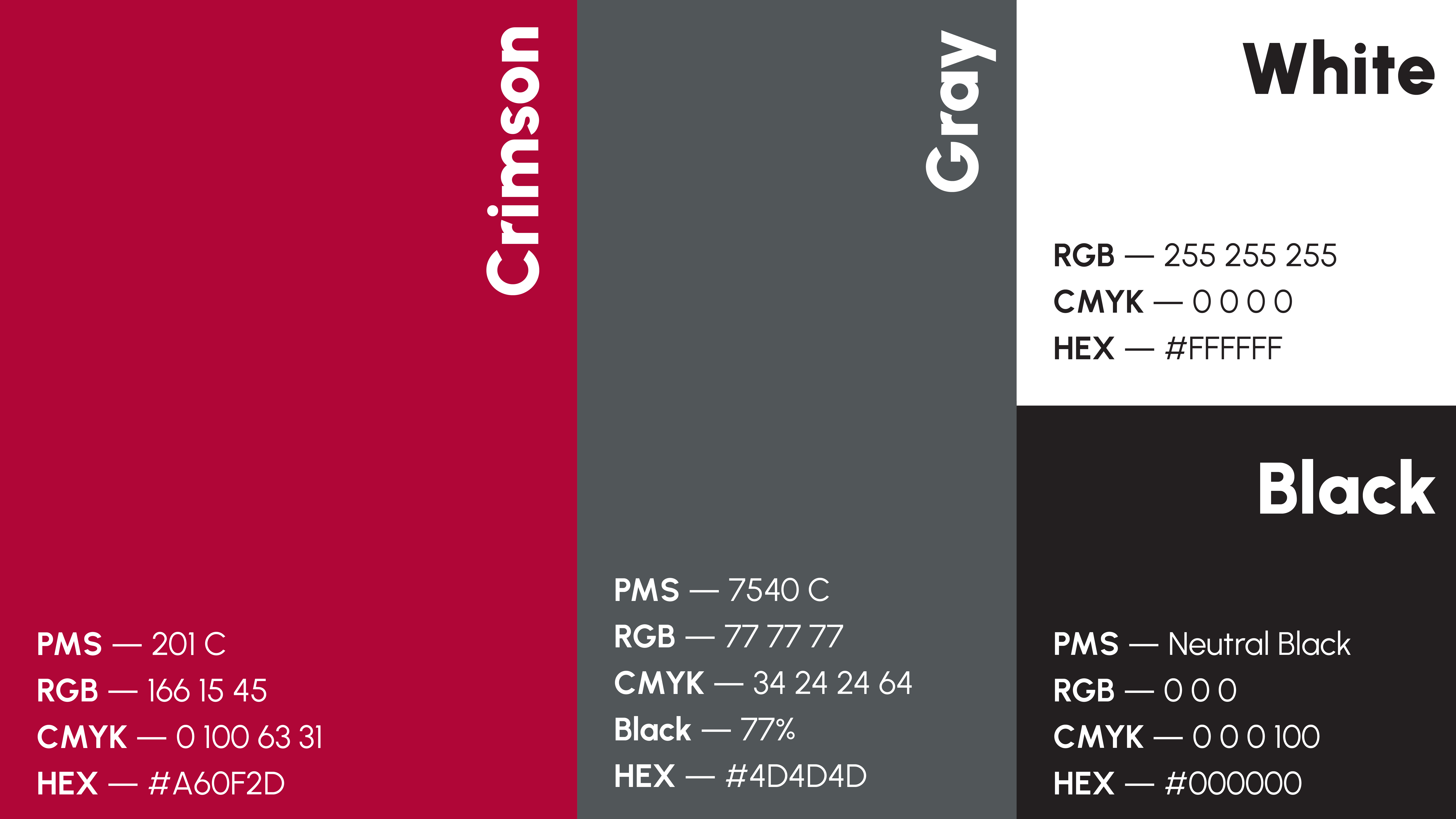 Crimson Motorsports Color Palette
