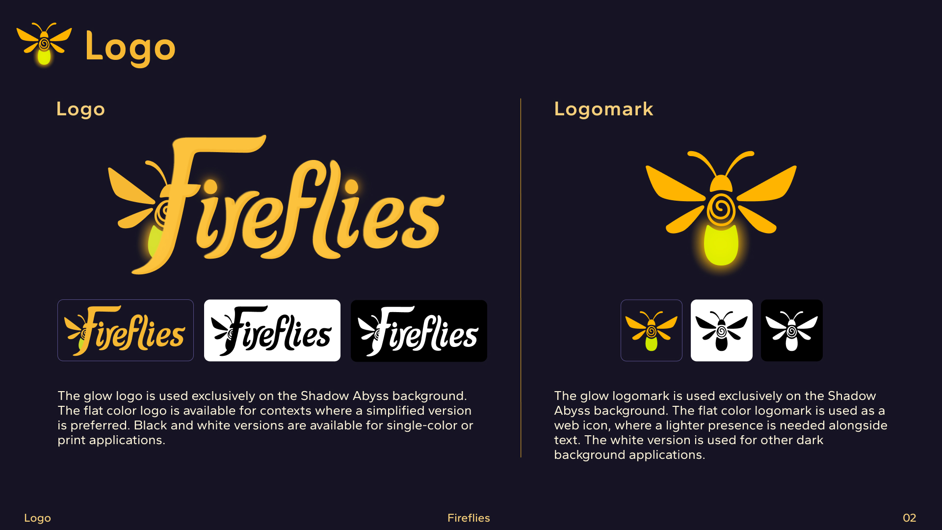 Fireflies Branding Guide 6