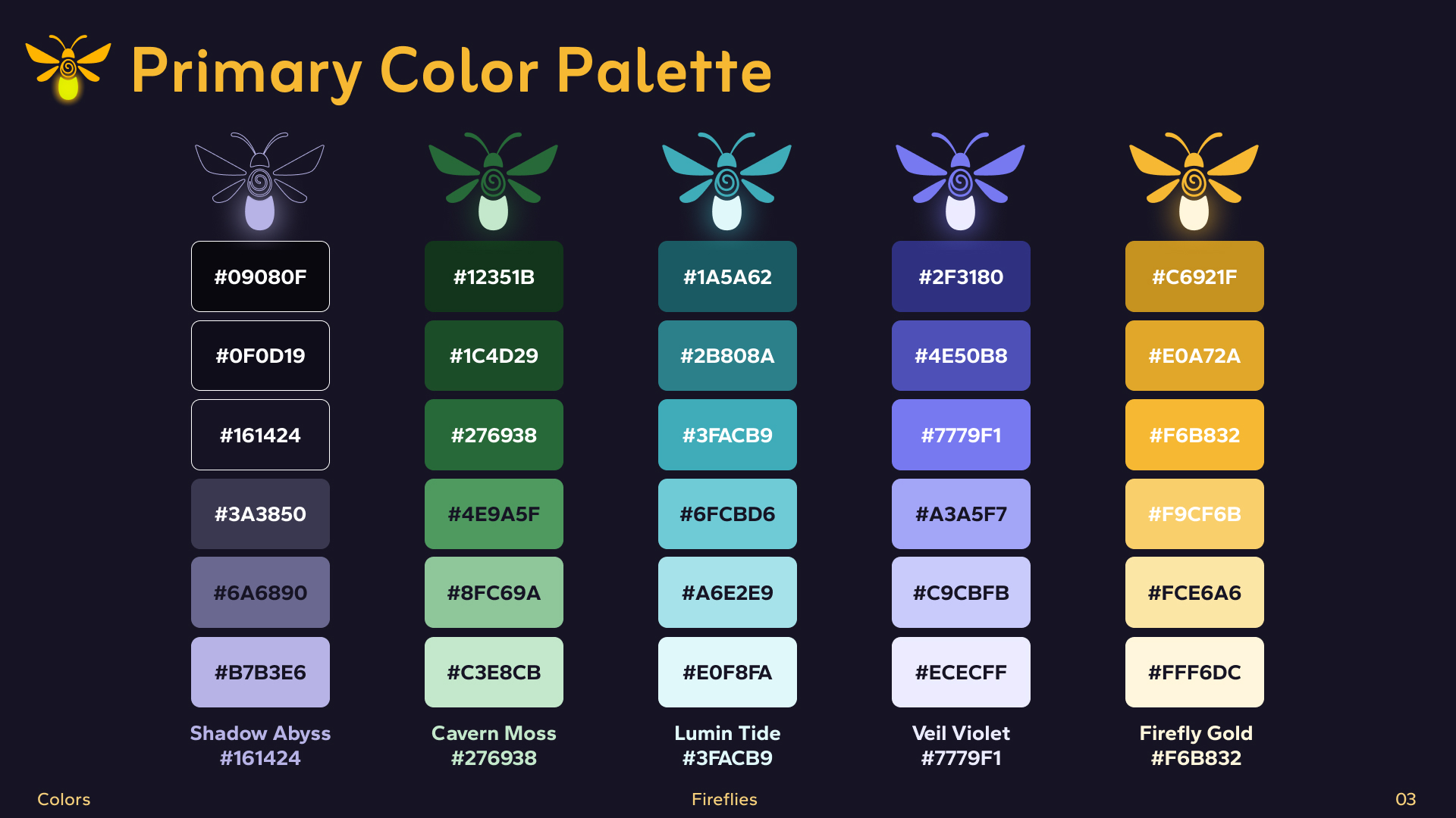 Fireflies Branding Guide 7