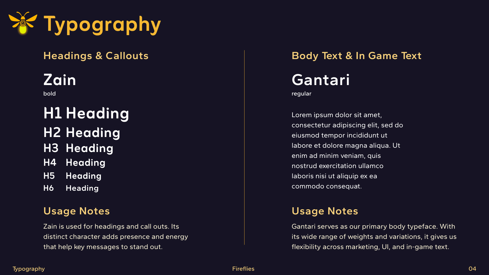 Fireflies Branding Guide 9