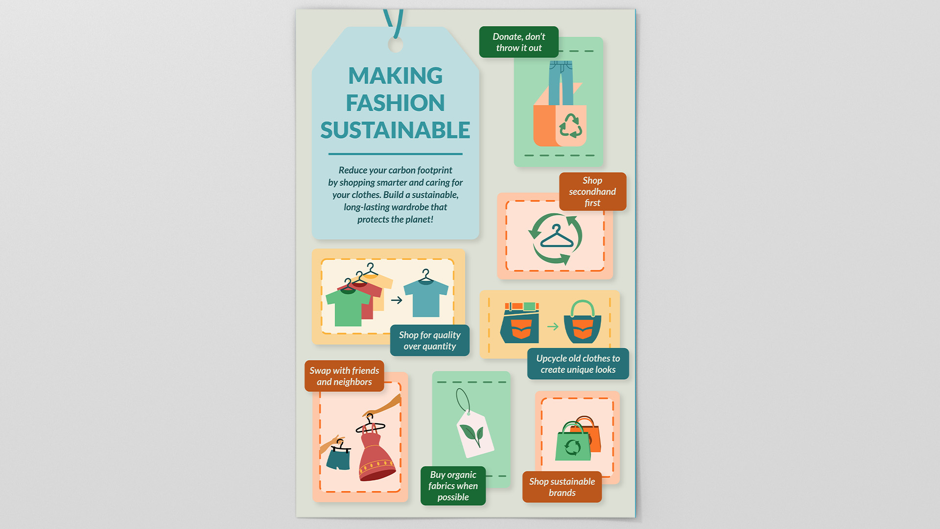 Sustainable Fashion Infographic