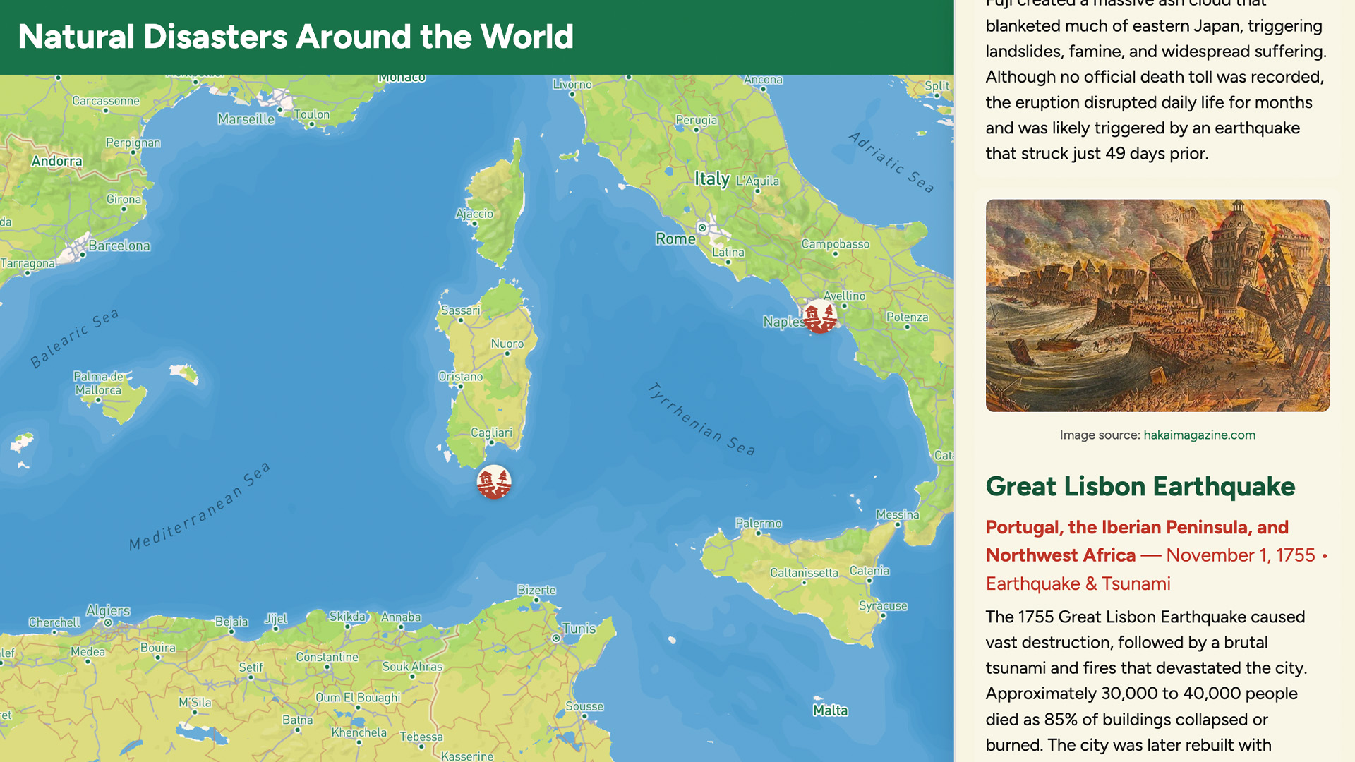 Natural Disasters Around the World